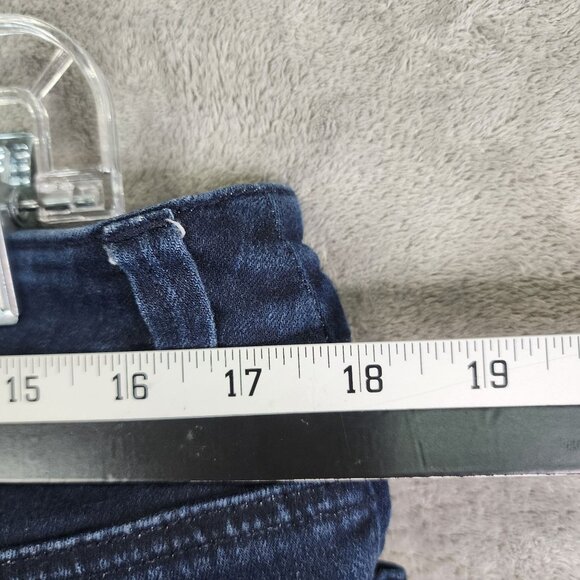Womens Chicos So Slimming Denim Blue Jeans Dark Wash Straight Leg Hi Rise Size 2 - Picture 7 of 10